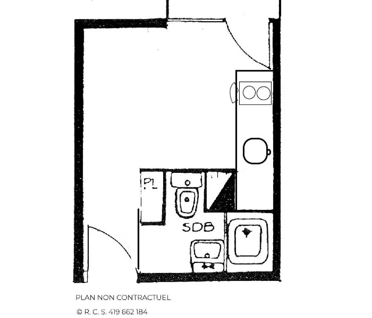 Residence Dorons - Charmant Studio Ski Au Pieds Au Coeur Des Menuires Ideal Couple Mae-6134 Saint-Martin-de-Belleville Apartmán
