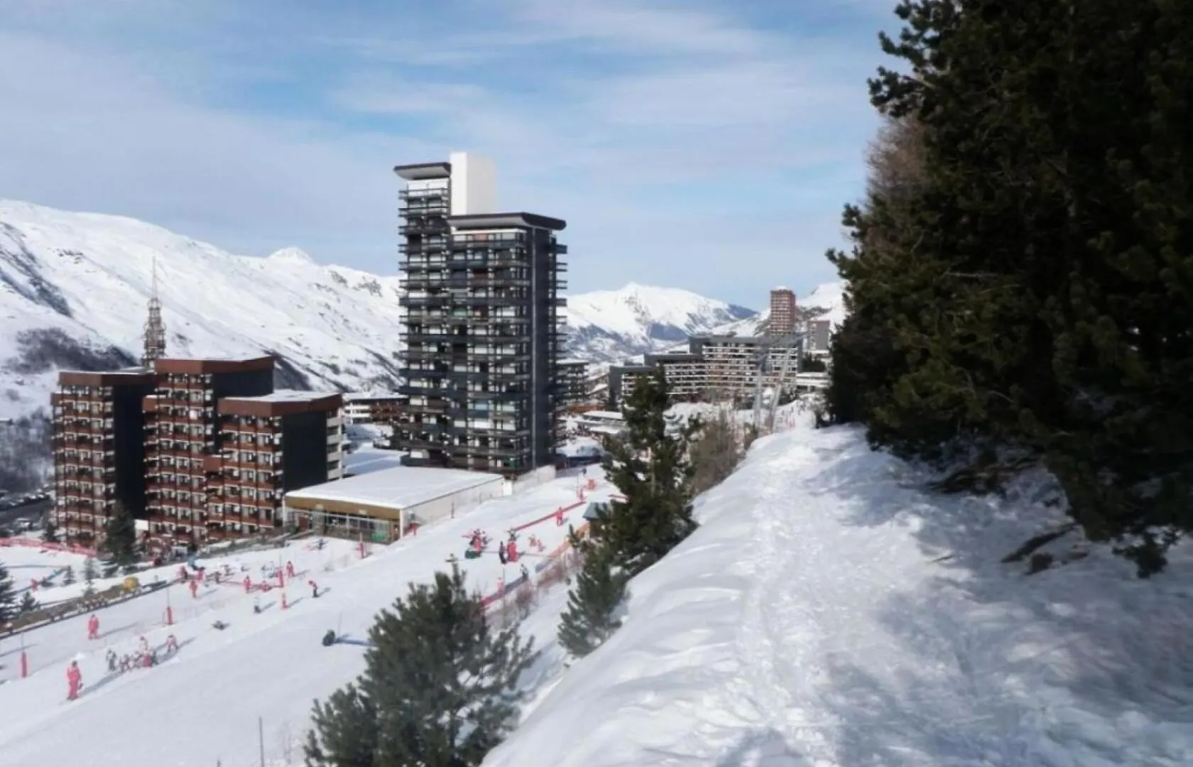 Residence Dorons - Charmant Studio Ski Au Pieds Au Coeur Des Menuires Ideal Couple Mae-6134 Saint-Martin-de-Belleville Apartmán
